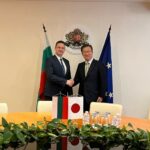 Министър Жечо Станков и посланик Н.Пр. Хисаши Мичигами