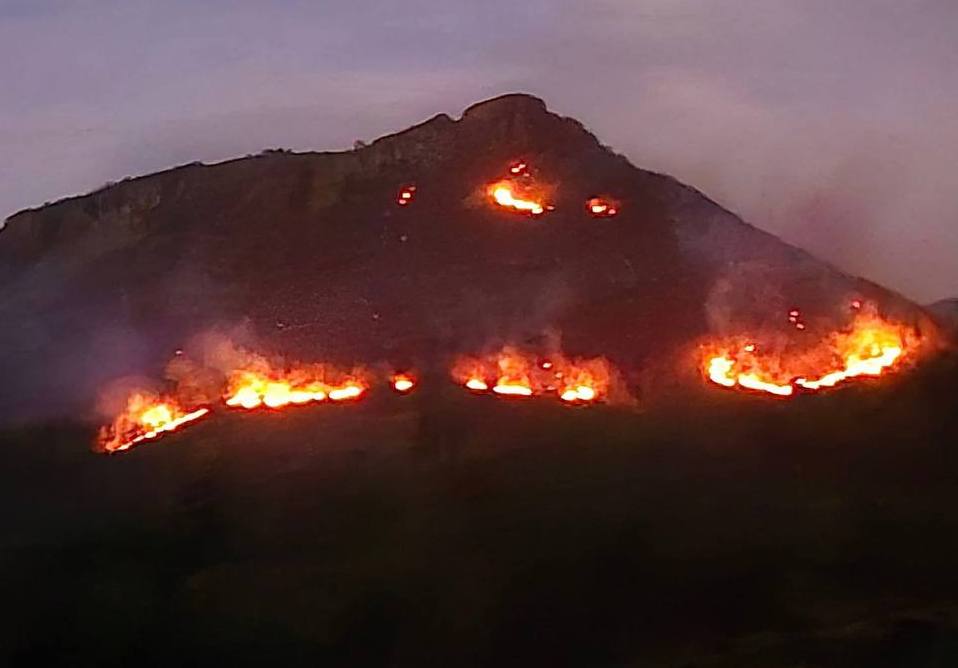 Голям пожар е избухнал в Ловешко Сигнал за инцидента е