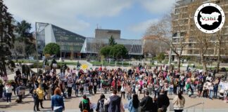 Протест срещу насилие над животни се проведе днес и в Бургас