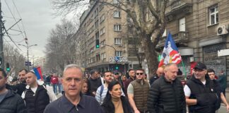 Сърбия-Протест