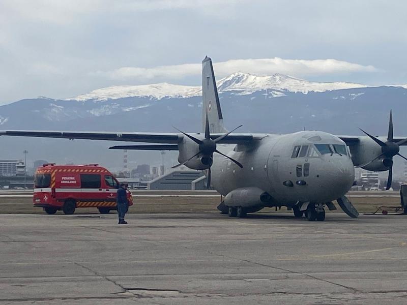 Военнослужещи от Военновъздушните сили ВСС на България изпълниха днес специална