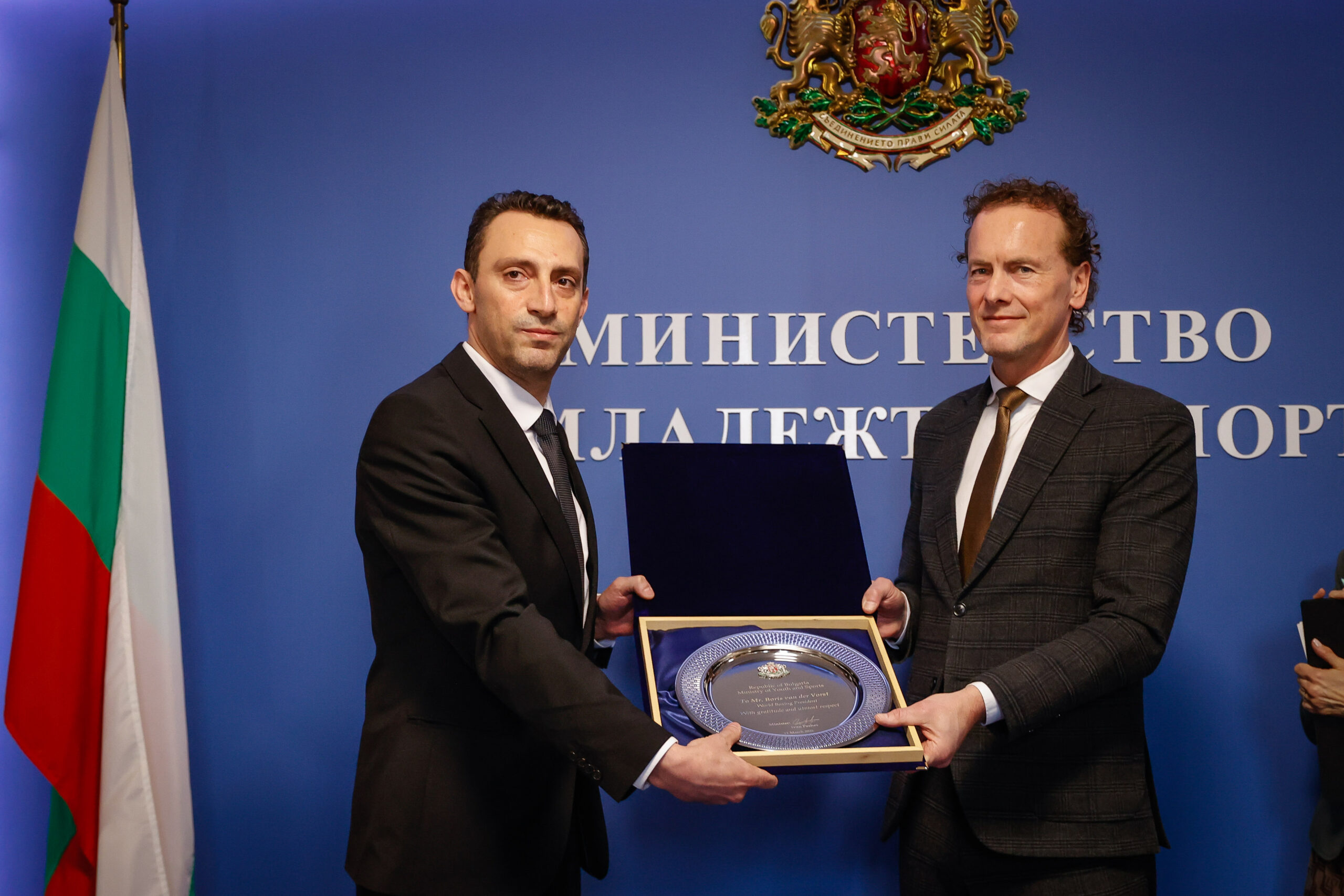 Иван Пешев се срещна с президента на Световния бокс Борис