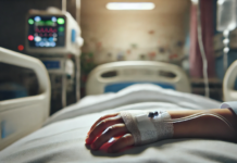 Болно дете в болница