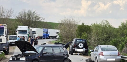 Катастрофа с три коли край Коиловци