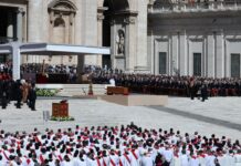 Погребение на папа Франциск