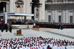 Погребение на папа Франциск