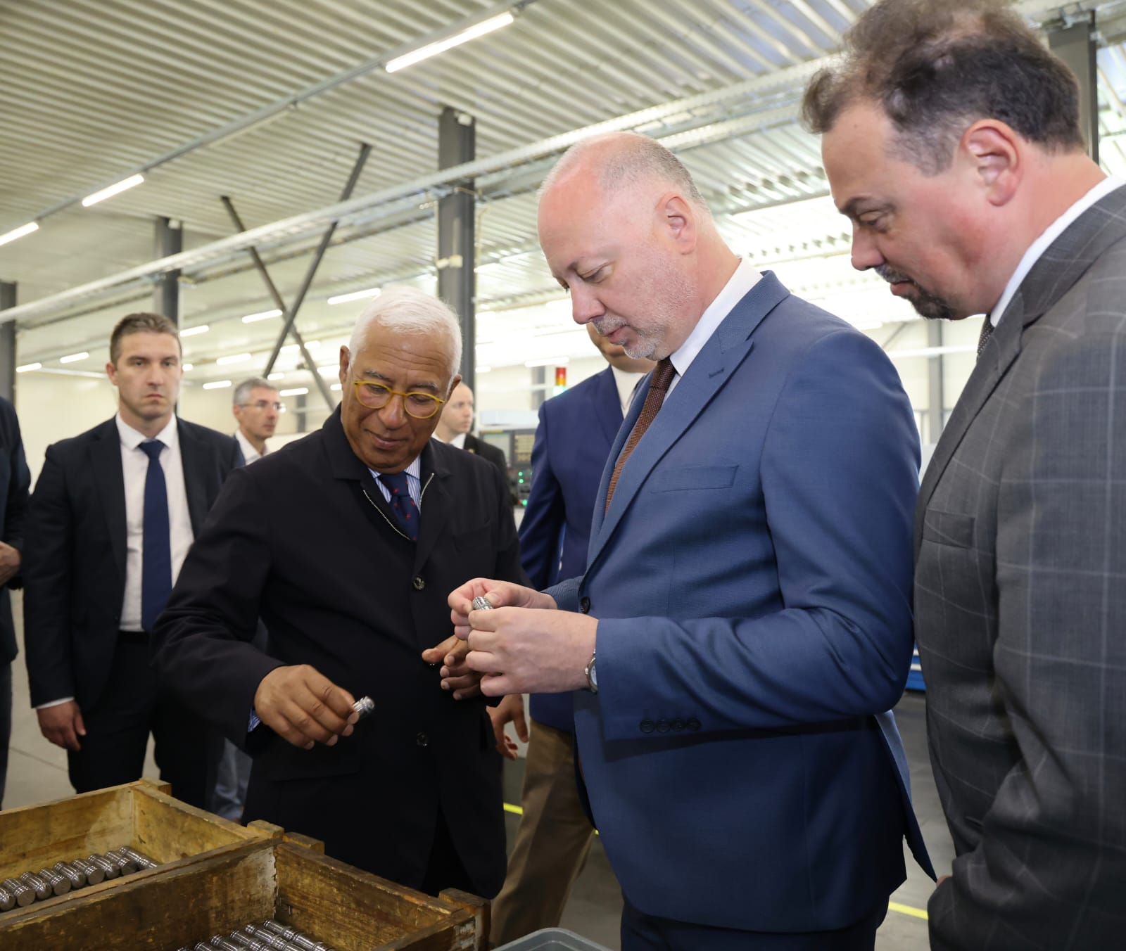 Росен Желязков и председателят на Европейския съвет Антонио Коща посетиха