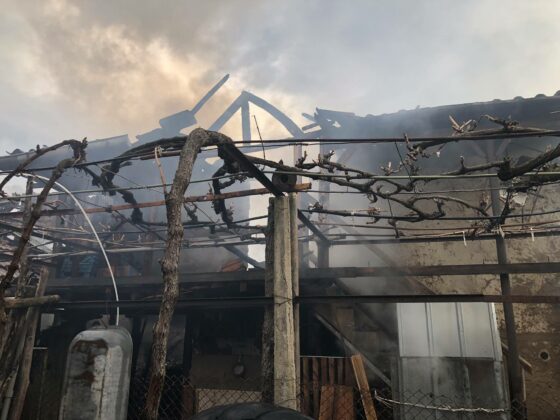 Пожар в Старосел