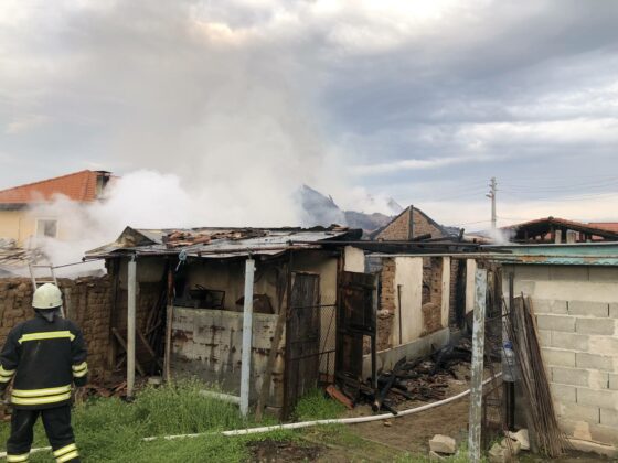 Пожар в Старосел