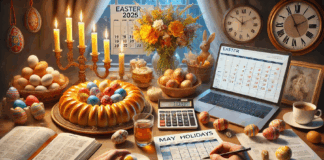 Великден 2025 и майските празници