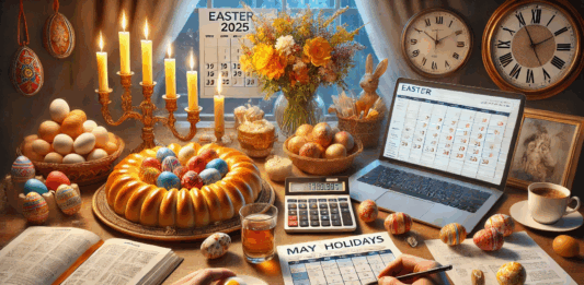 Великден 2025 и майските празници