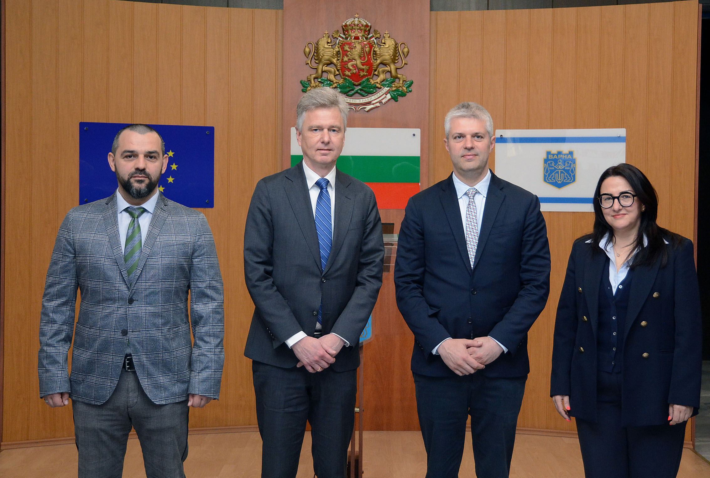Кметът Благомир Коцев посрещна в посланика на Кралство Дания Н Пр
