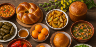 Трапеза за Цветница