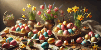 Великден 2025 и боядисване на яйца