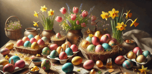 Великден 2025 и боядисване на яйца