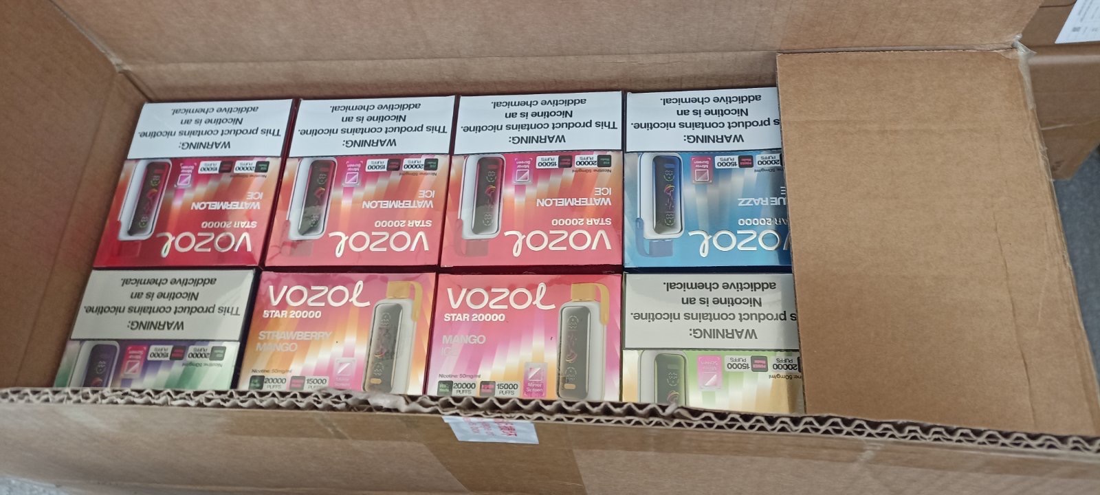 Близо 6000 контрабандни вейп цигари откриха митническите служители при проверка