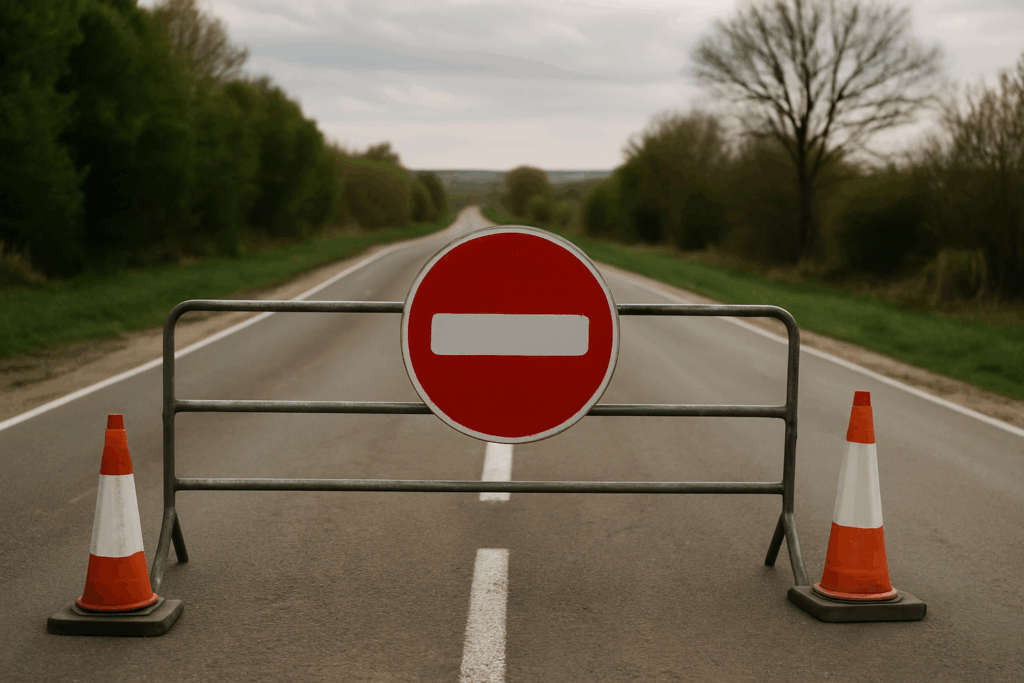 Временно движението по път III 101 Враца – Бойчиновци в участъка