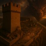 Изглед към крепостта Червен – реалният град, вдъхновил Игра на тронове