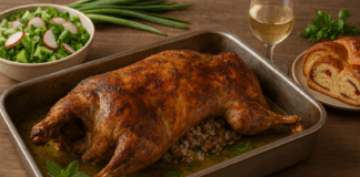 Гергьовденско агне с дроб сърма на фурна