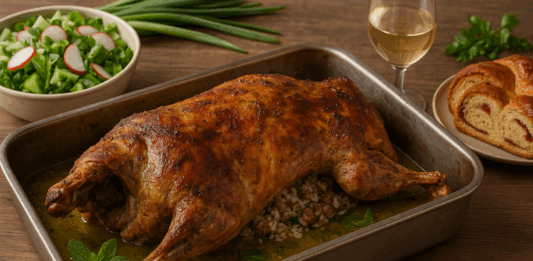 Гергьовденско агне с дроб сърма на фурна