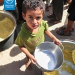 Гладуващо дете в Газа
