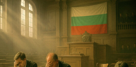 Изтощени политици в стара пленарна зала – символ на разпадаща се демокрация