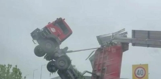 Инцидент с тир на АМ "Тракия"