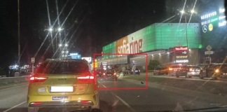 Катастрофа с моторист в София