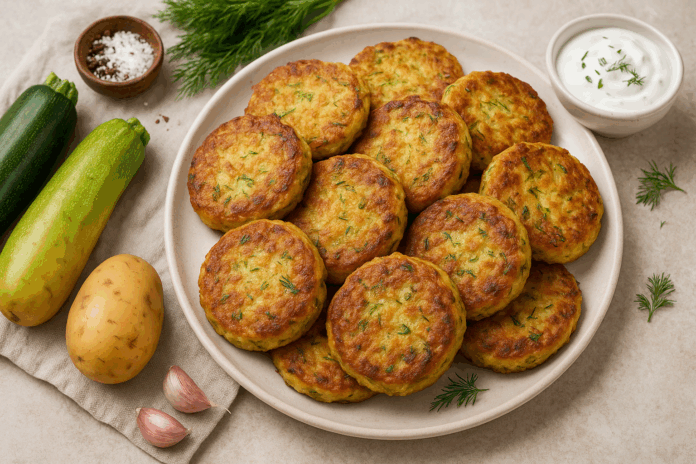 Кюфтета от тиквички и картофи