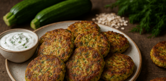 Кюфтета от тиквички и овесени ядки