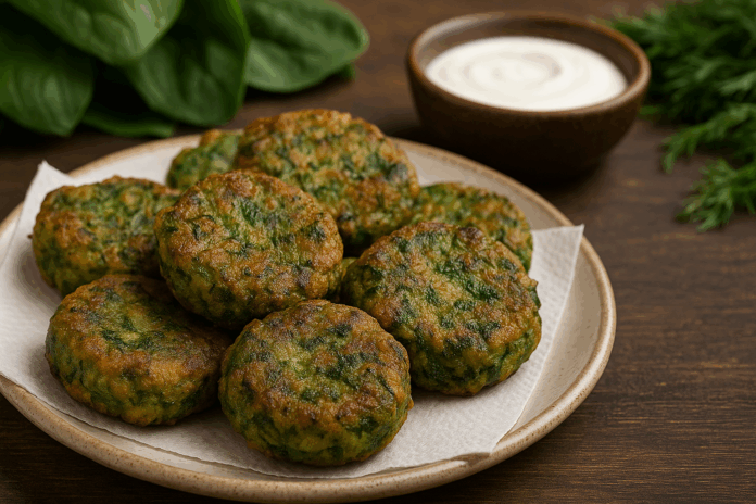 Кюфтета със спанак