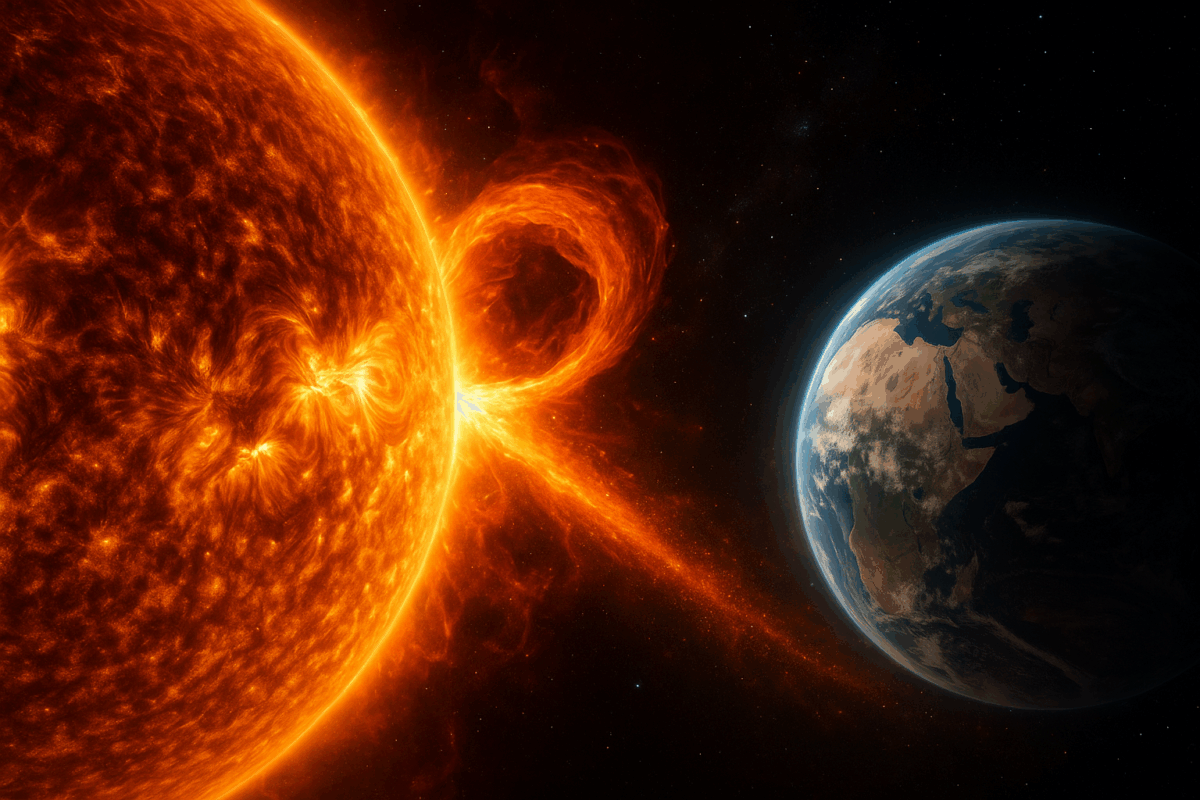 Днес през целия ден Земята остана в плен на магнитна