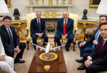 Марк Карни и Доналд Тръмп. Снимка: Wikimeda Commons