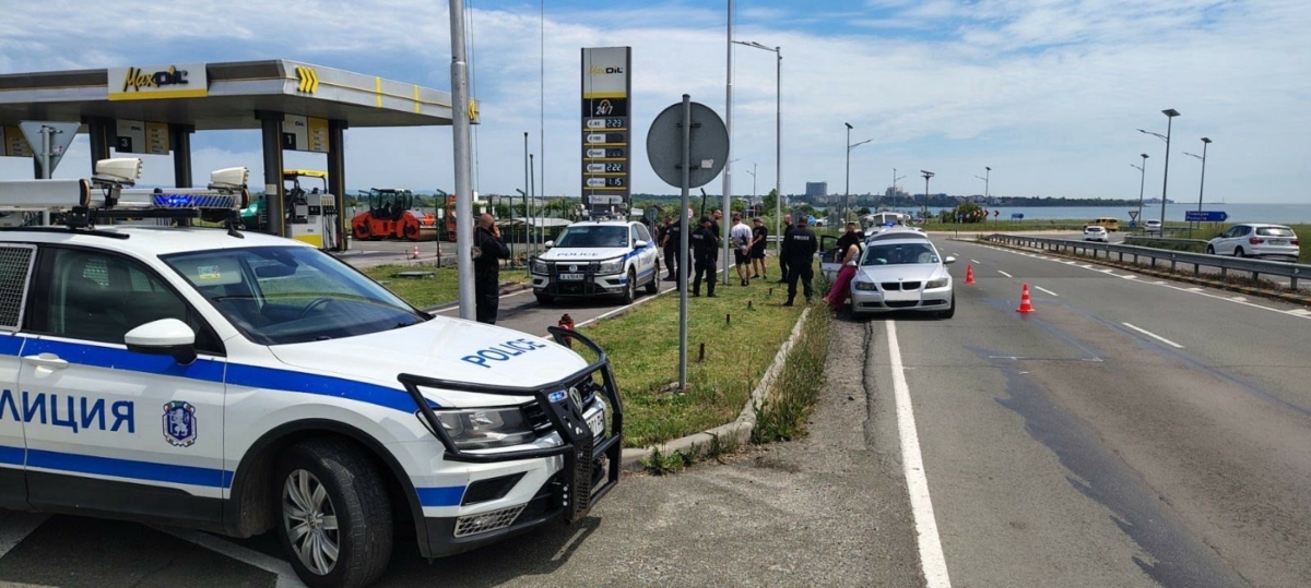 Около 11 55 ч днес на пътя Бургас – Варна в