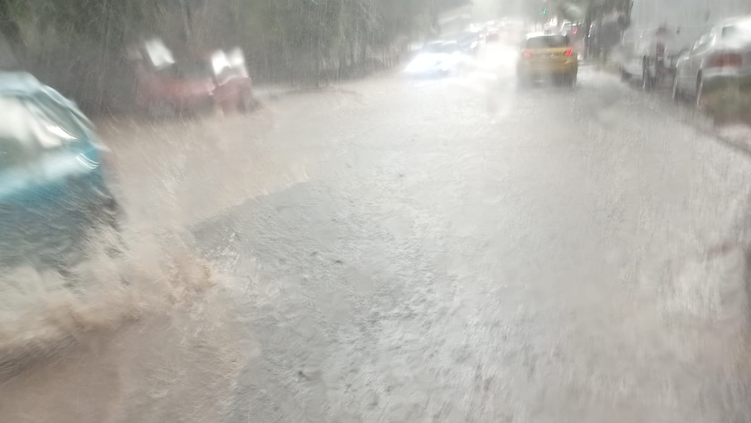 28 литра на квадратен метър дъжд в рамките на 15