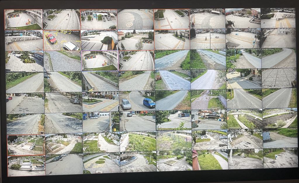 Новата система за видеонаблюдение в вече работи съобщиха от пресцентъра