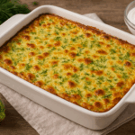 Огретен с тиквички и сирене