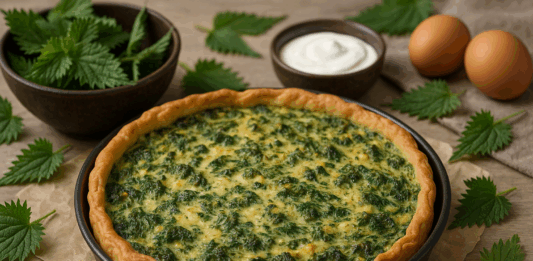 Пак с коприва и сирене