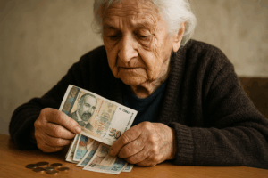 Пенсионер с ниска пенсия