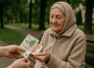 Пенсионер с пенсия