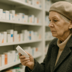 Пенсионерка в аптека с минимална пенсия