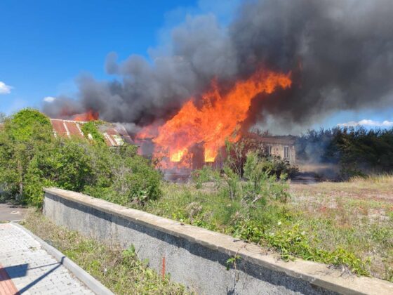Пожар в Поморие
