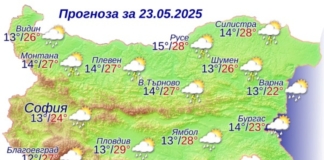 Прогноза за 23 май