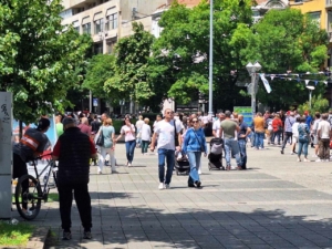 Протестът в Бургас