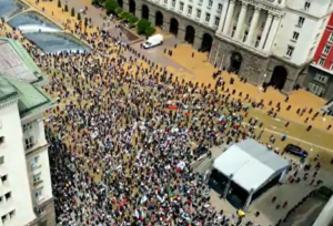 Протестът в София