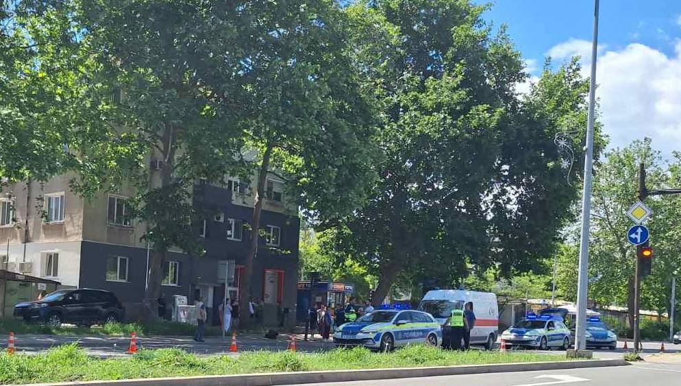 Тежко ПТП е станало в центъра на Бургас този следобед