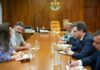 Работна среща между Милен и Мила Димови, министър Даниел Митов и екипа му в МВР