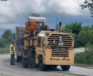 Ремонт на път