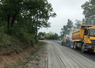 Ремонтът на пътя