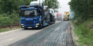 Ремонтът на пътя